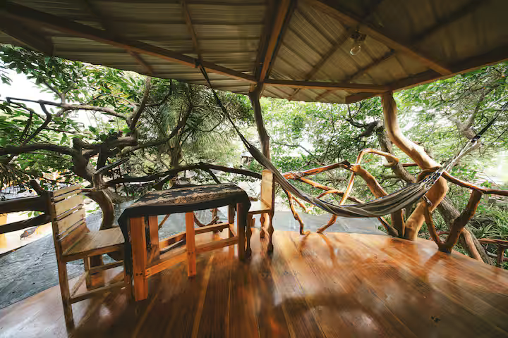 Treehouse deck